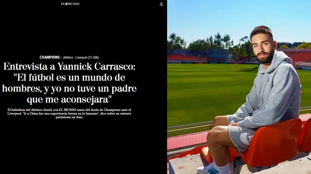 b体育app-卡拉斯科：中超踢马竞不知会输多少 那两年没浪费